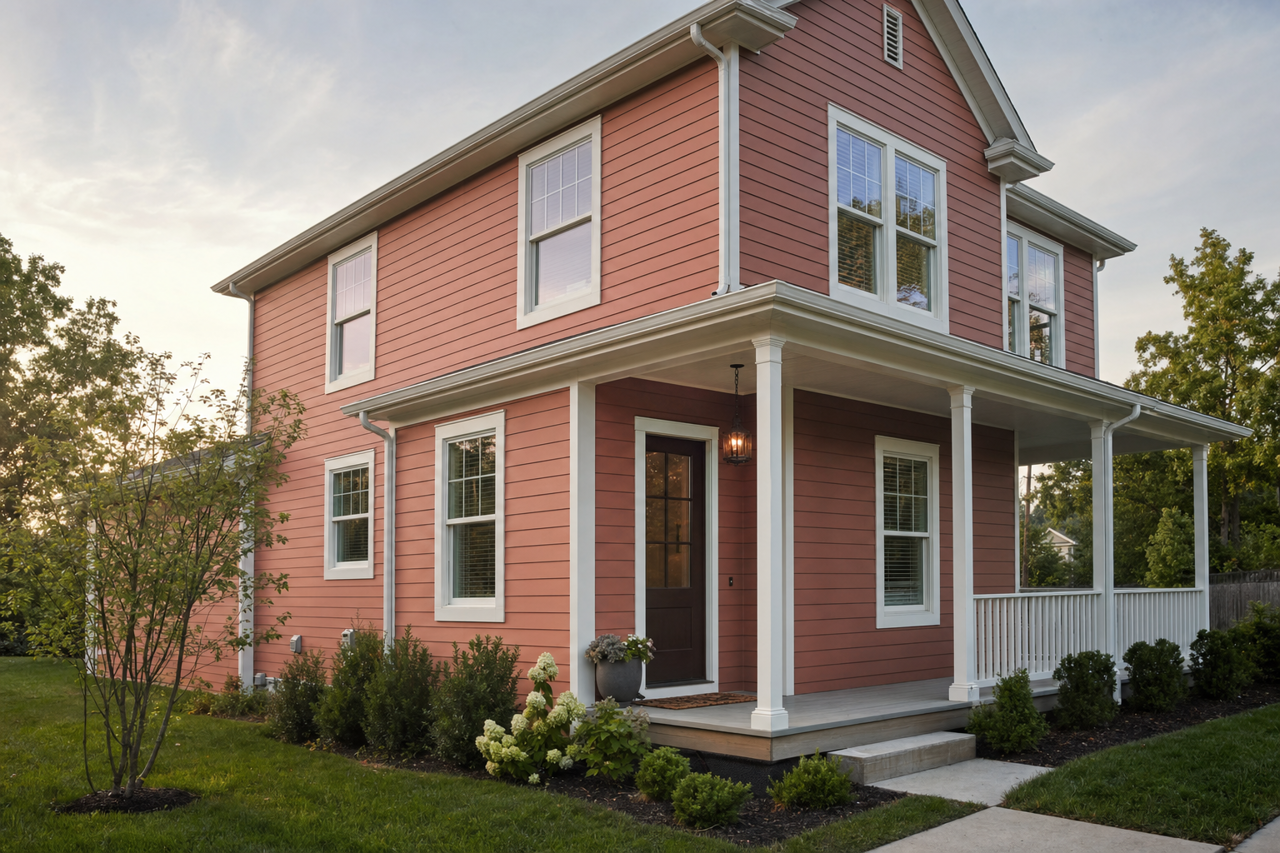 Tiny Tulip by Valspar on exterior