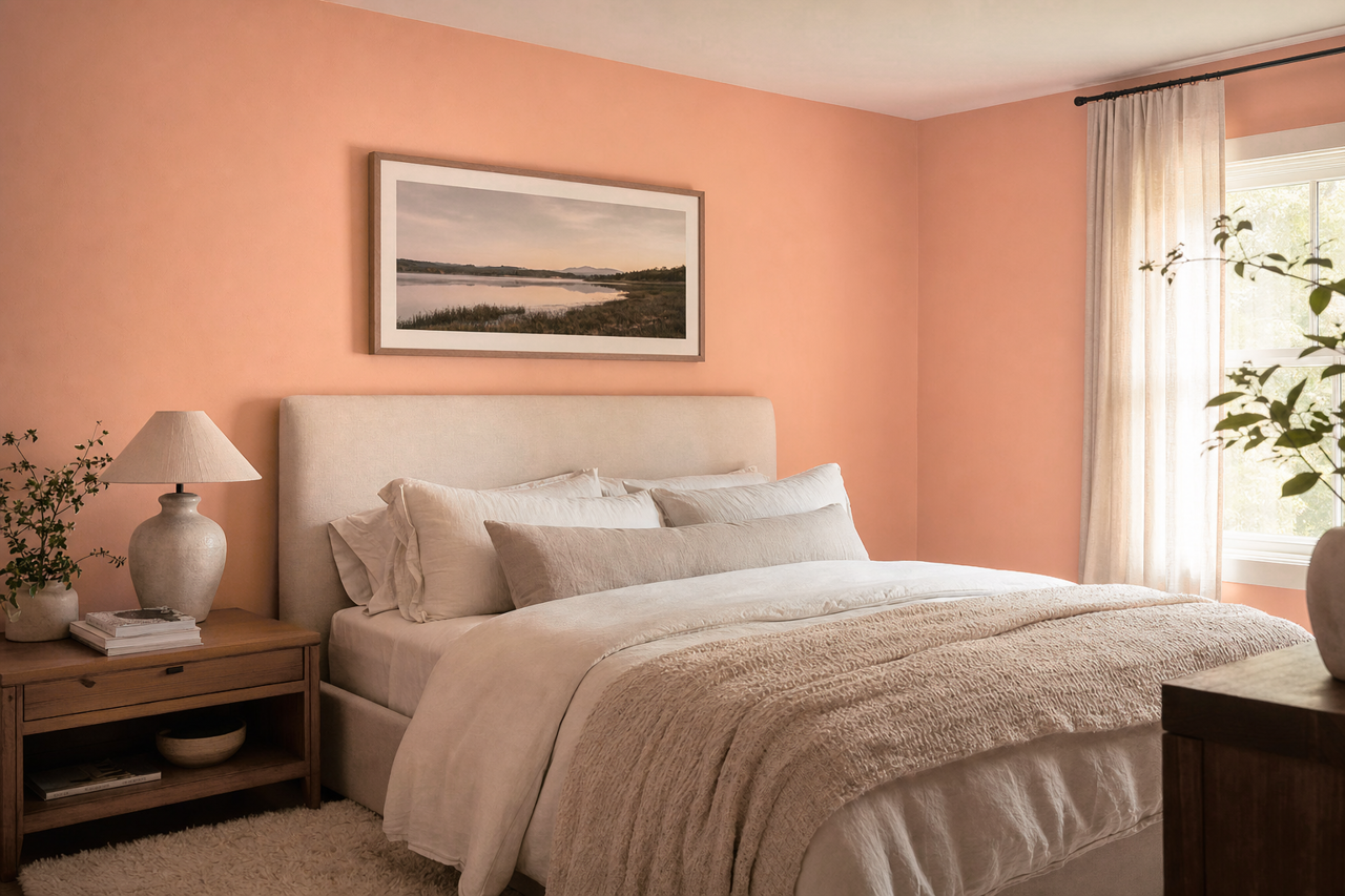 Princess Peach by Valspar on interiors