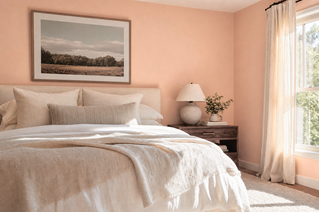 Shy Time by Valspar on interiors