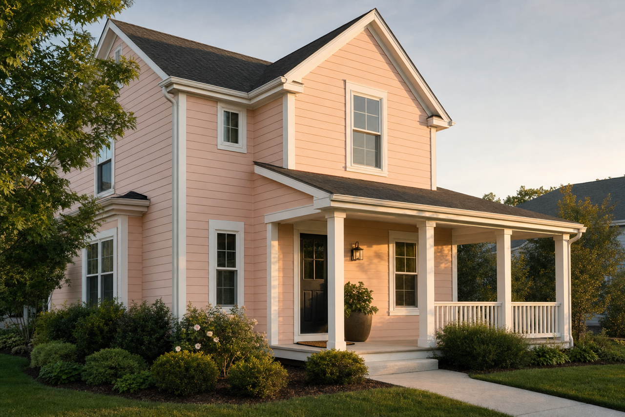 Morning Glow by Valspar on exterior