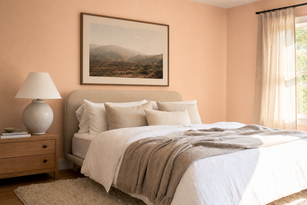 Morning Glow by Valspar on interiors