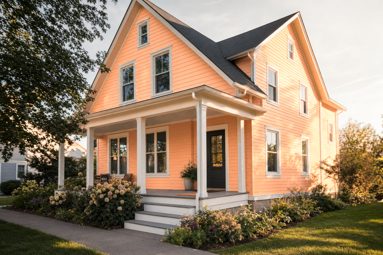 Warm Cider by Valspar on exterior