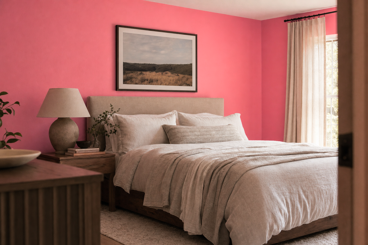 True by Benjamin Moore on interiors