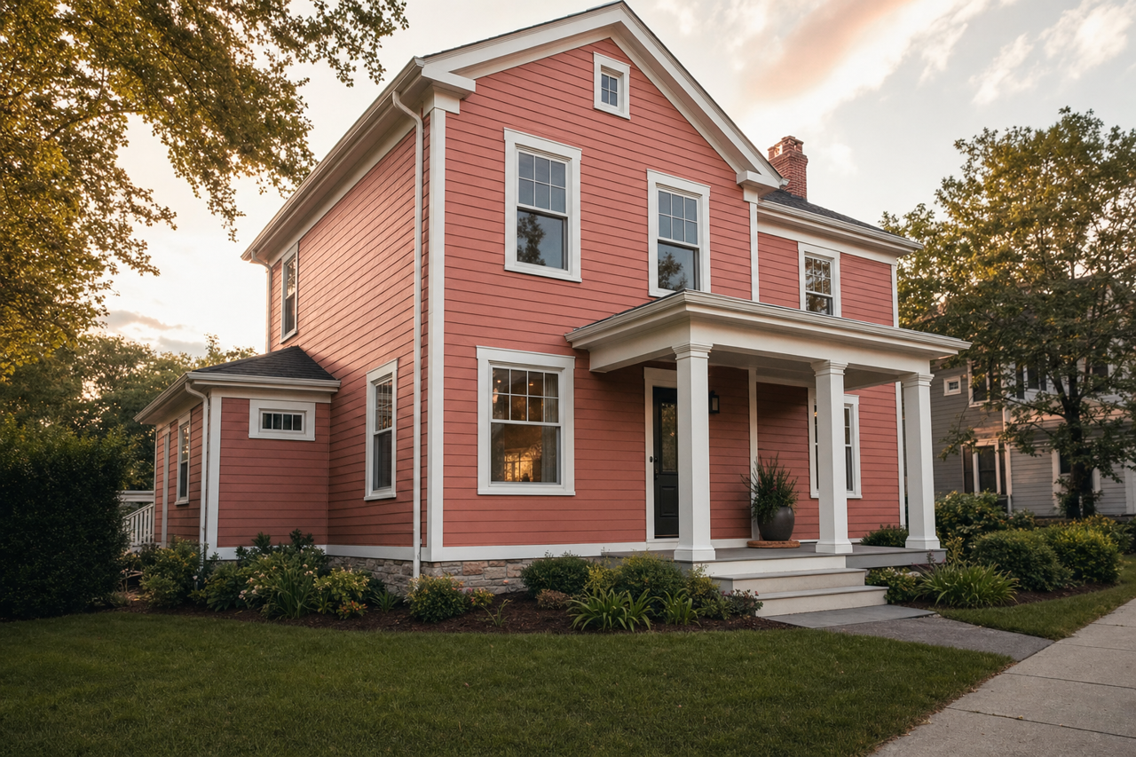 Florentine Clay by Valspar on exterior