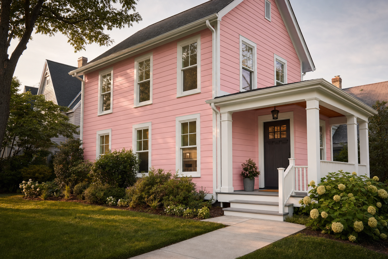 Exotic by Benjamin Moore on exterior