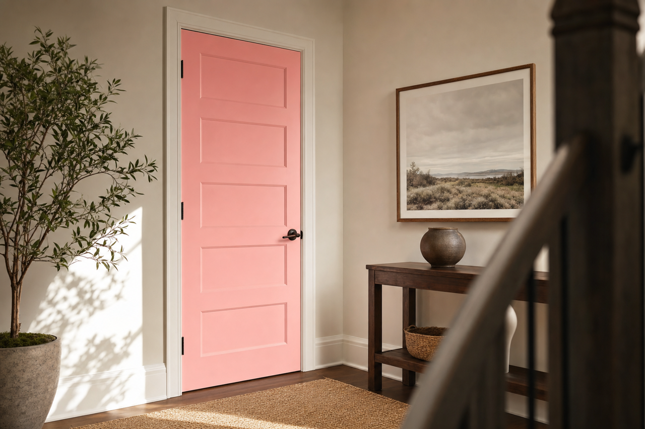 Exotic by Benjamin Moore on interior-doors