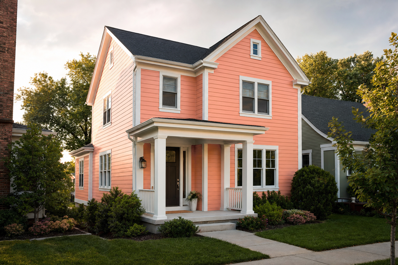 Coral Ridge by Valspar on exterior