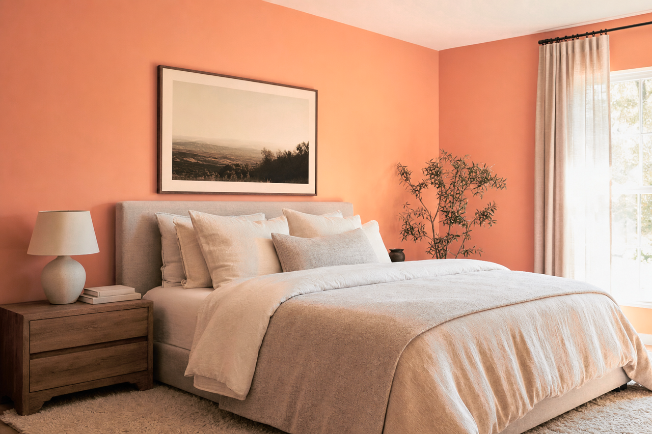 Coral Ridge by Valspar on interiors