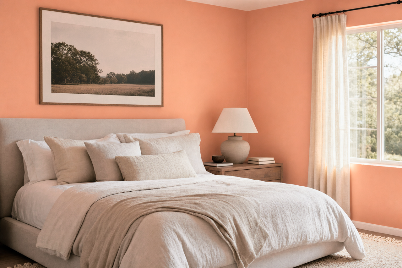 Sweet Marmalade by Valspar on interiors