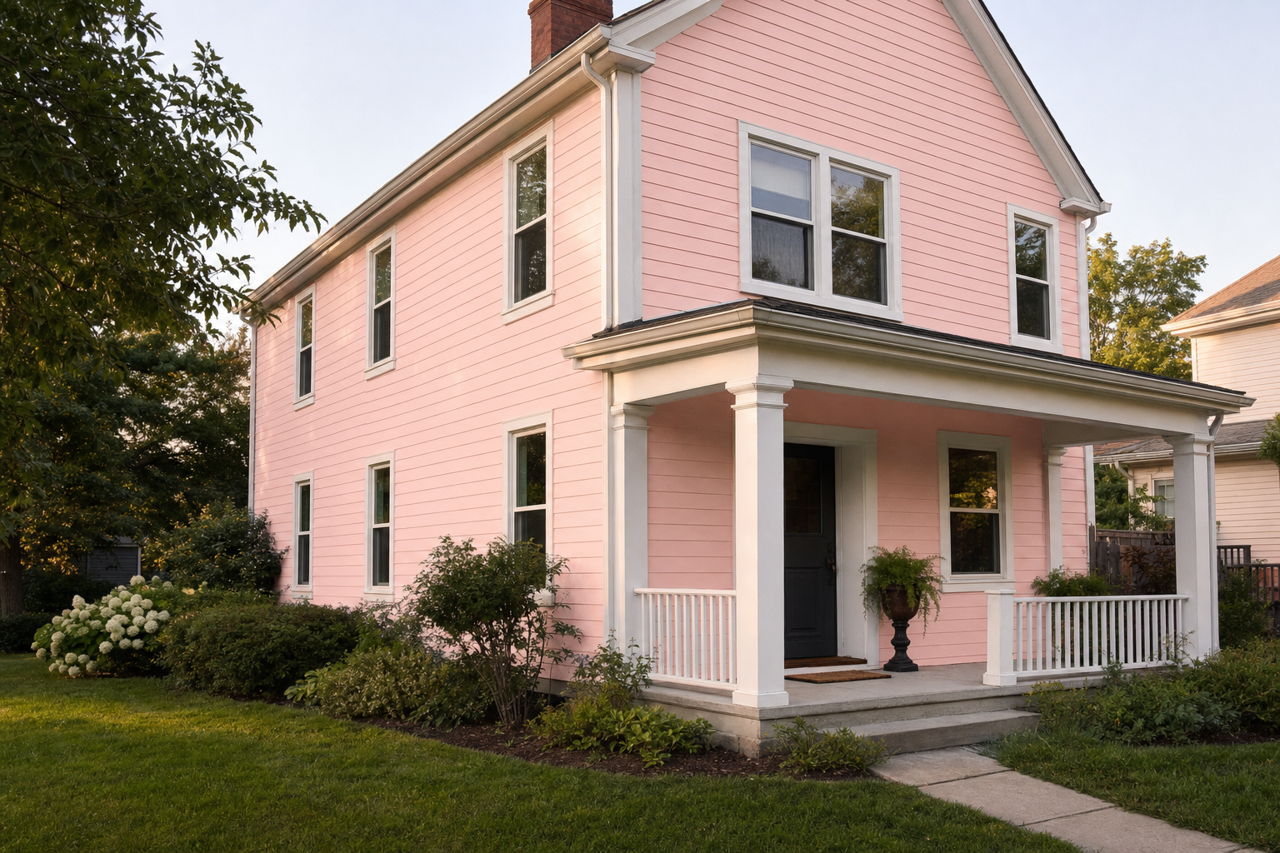 Pleasing by Benjamin Moore on exterior