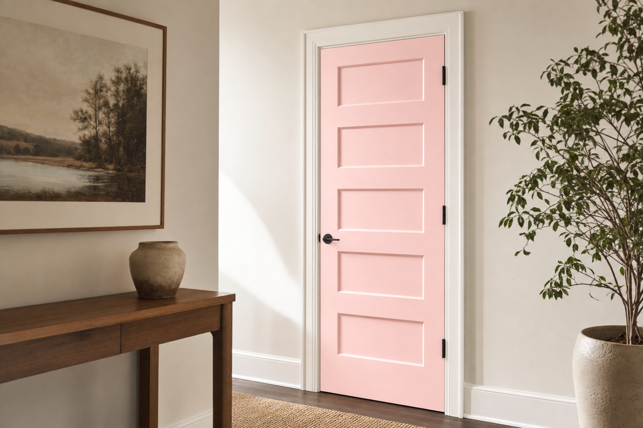 Pleasing by Benjamin Moore on interior-doors