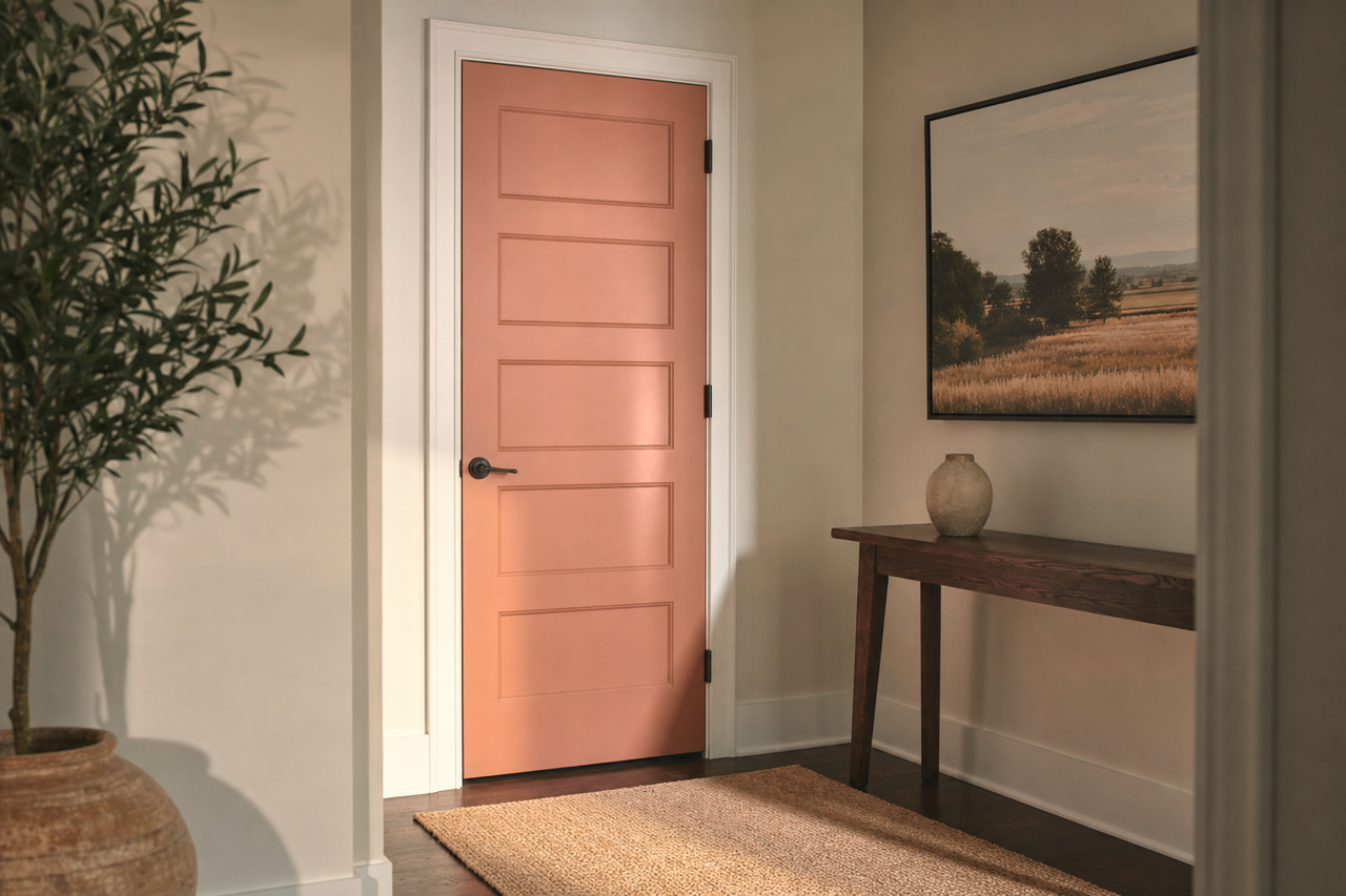 Kitchen Terra Cotta by Valspar on interior-doors