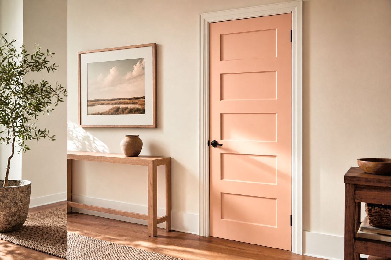 Arizona Dust by Valspar on interior-doors