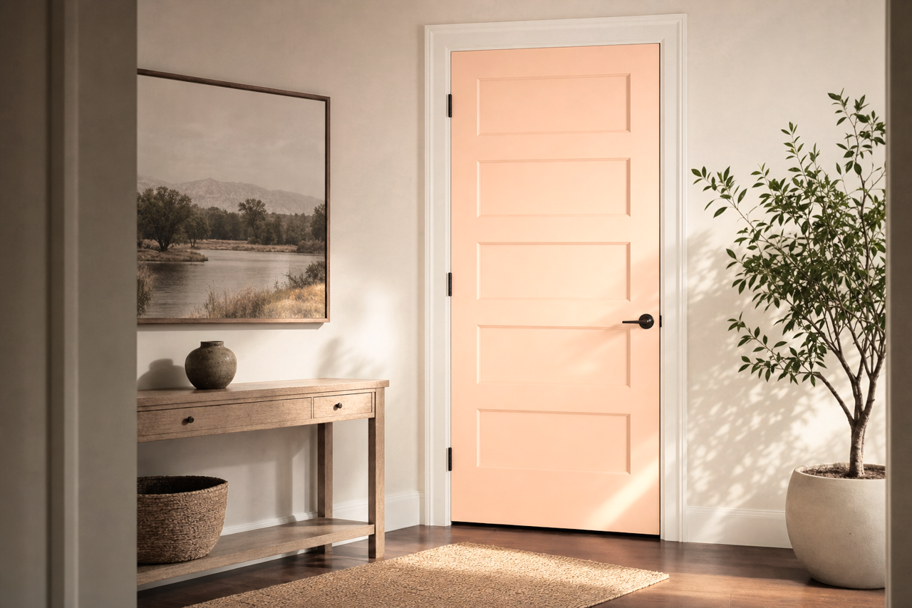 Colorado Skyline by Valspar on interior-doors