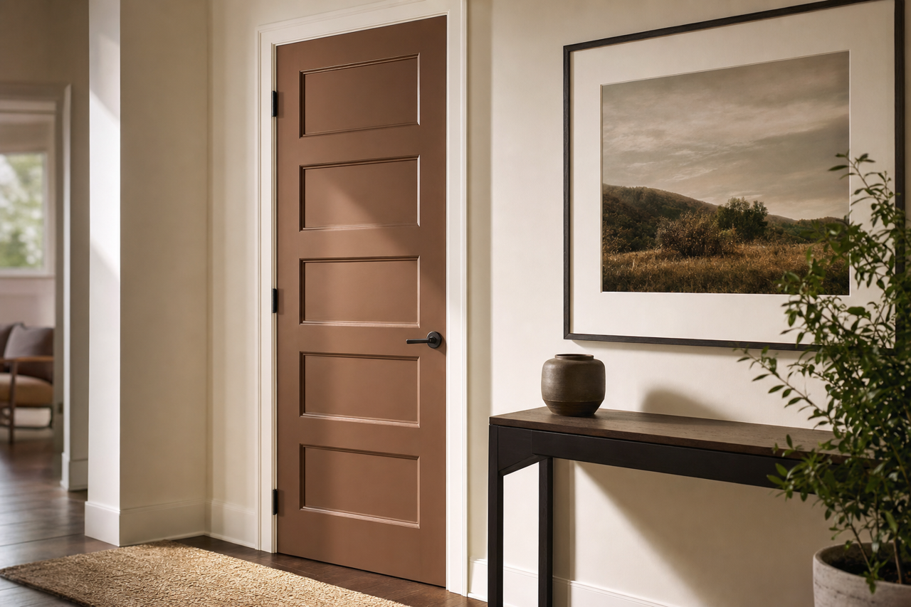 Brooklyn Brownstone by Valspar on interior-doors