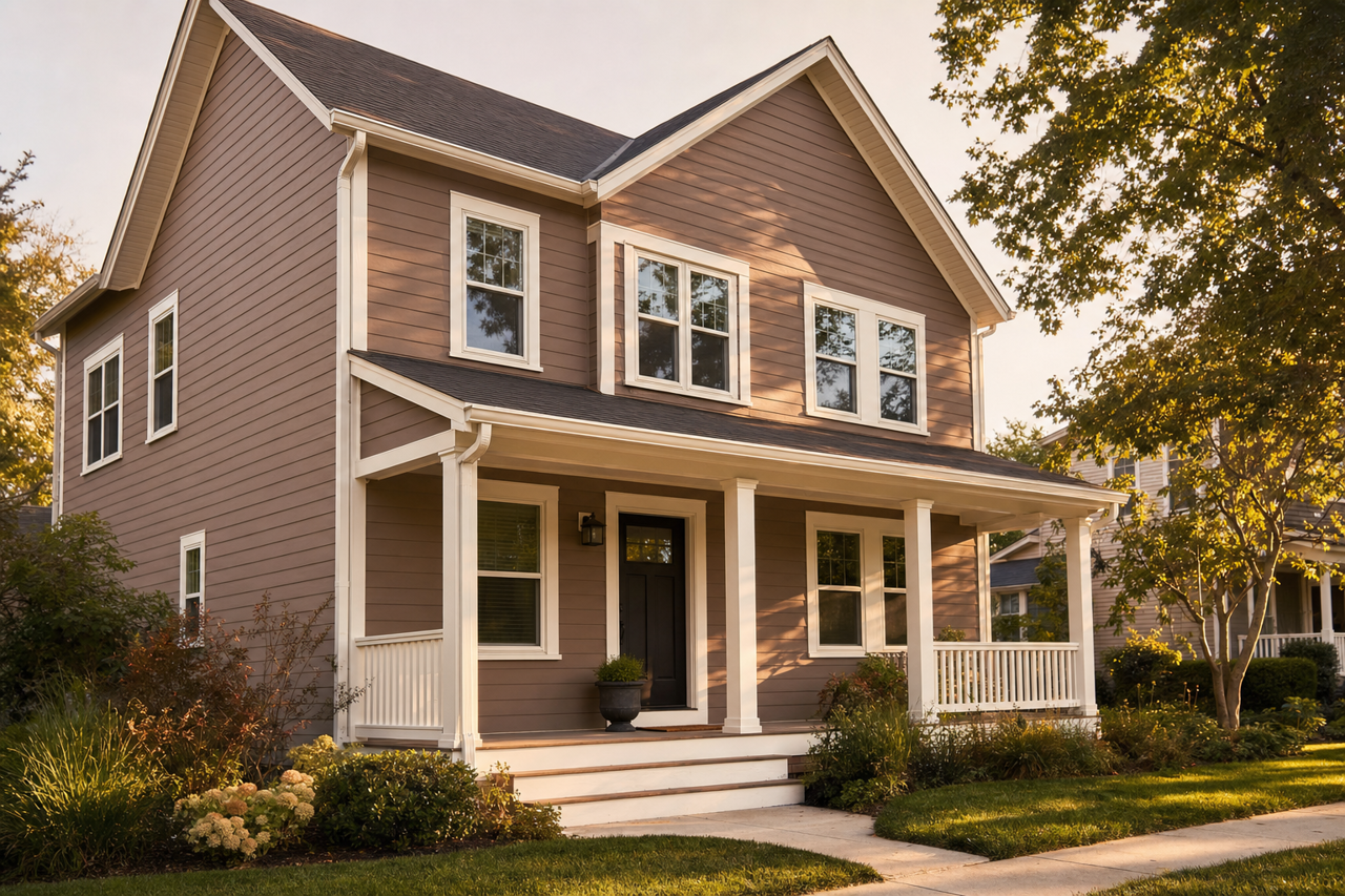 Sea Lion Brown by Valspar on exterior