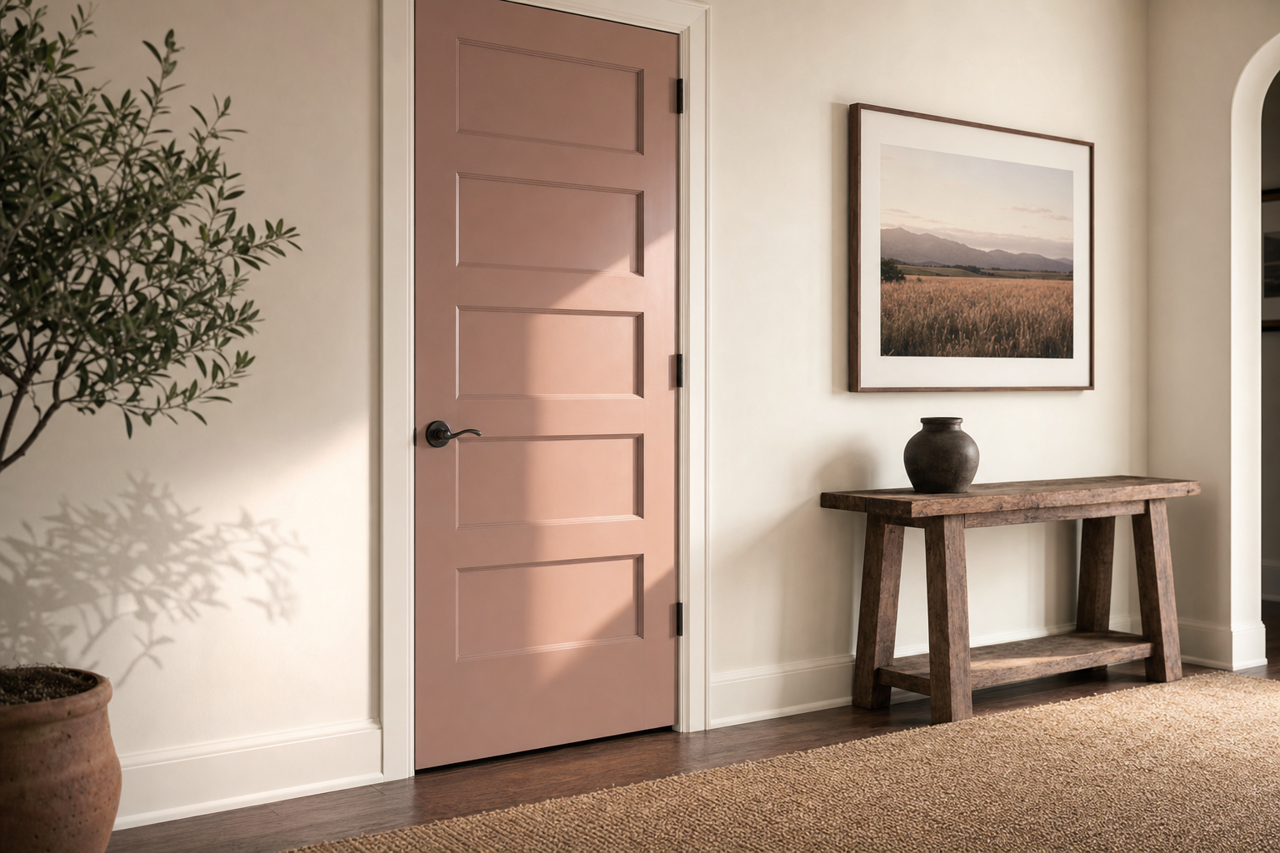 Navajo Horizon by Valspar on interior-doors