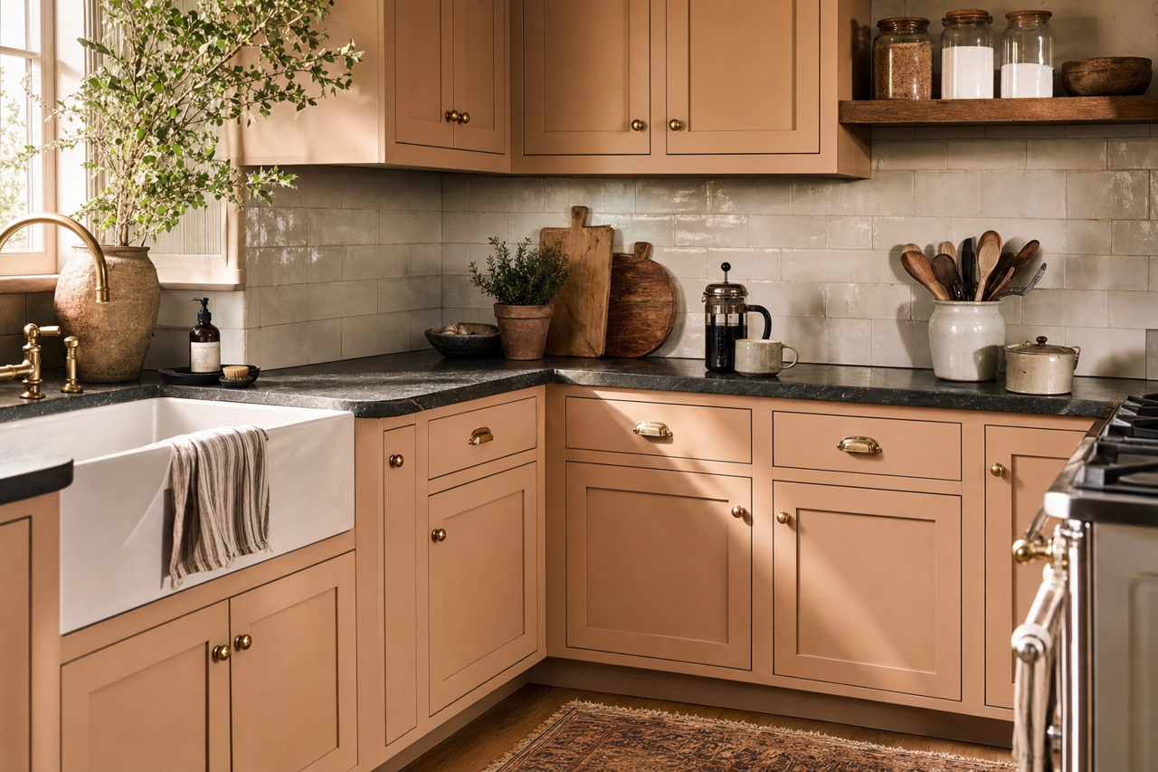 Adirondack Path by Valspar on cabinets