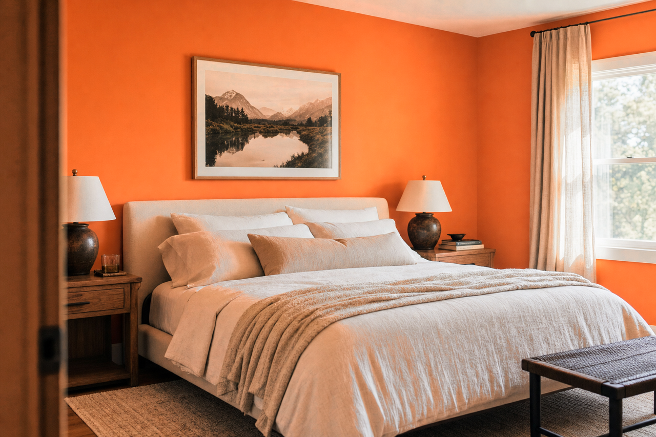 Autumn Gala by Valspar on interiors