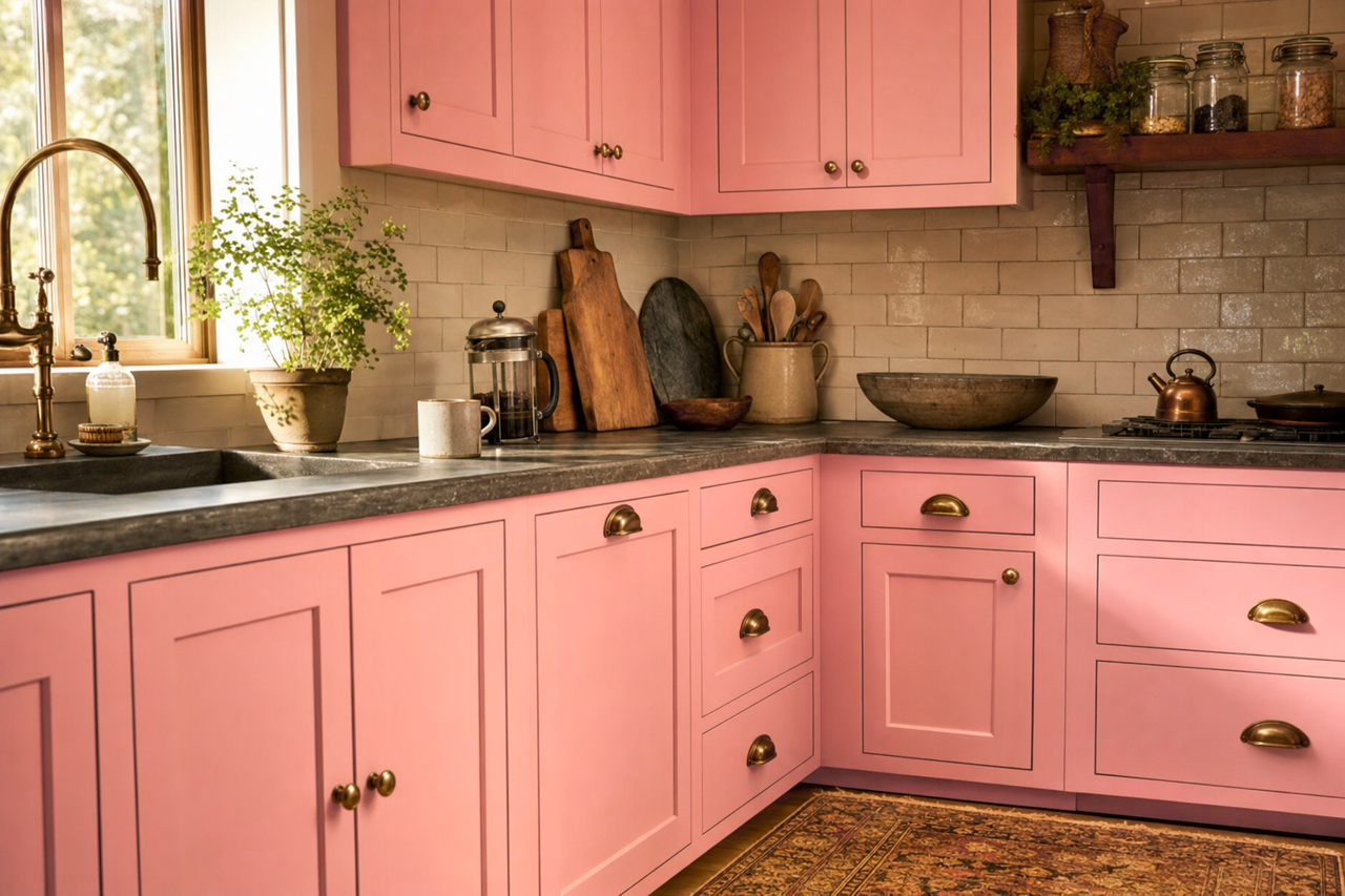 Baby by Benjamin Moore on cabinets