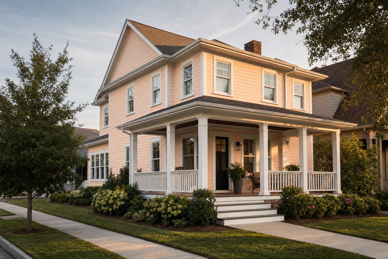 Cape Sands by Valspar on exterior