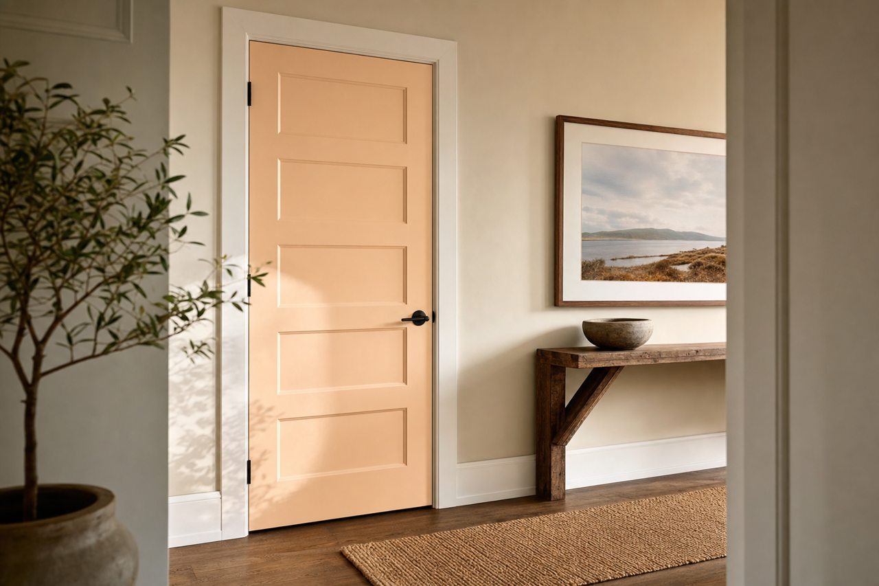 Cape Sands by Valspar on interior-doors