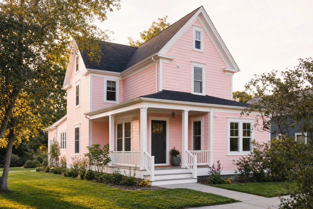 Romantic by Benjamin Moore on exterior