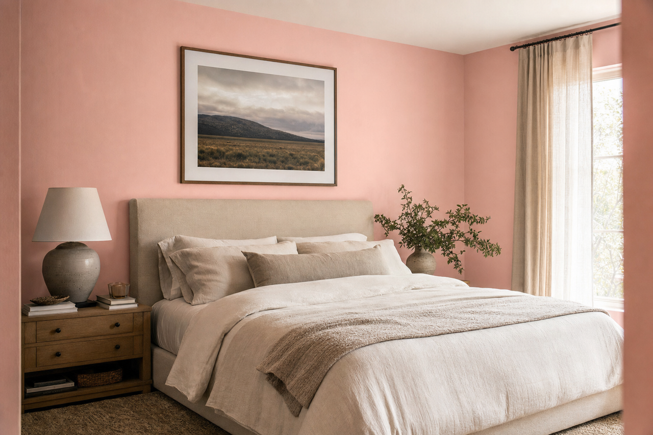 Romantic by Benjamin Moore on interiors