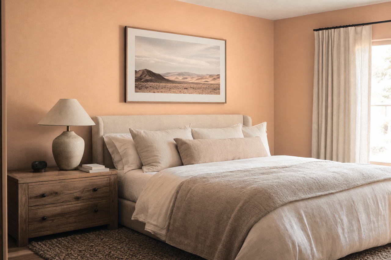 Vienna Beige by Valspar on interiors