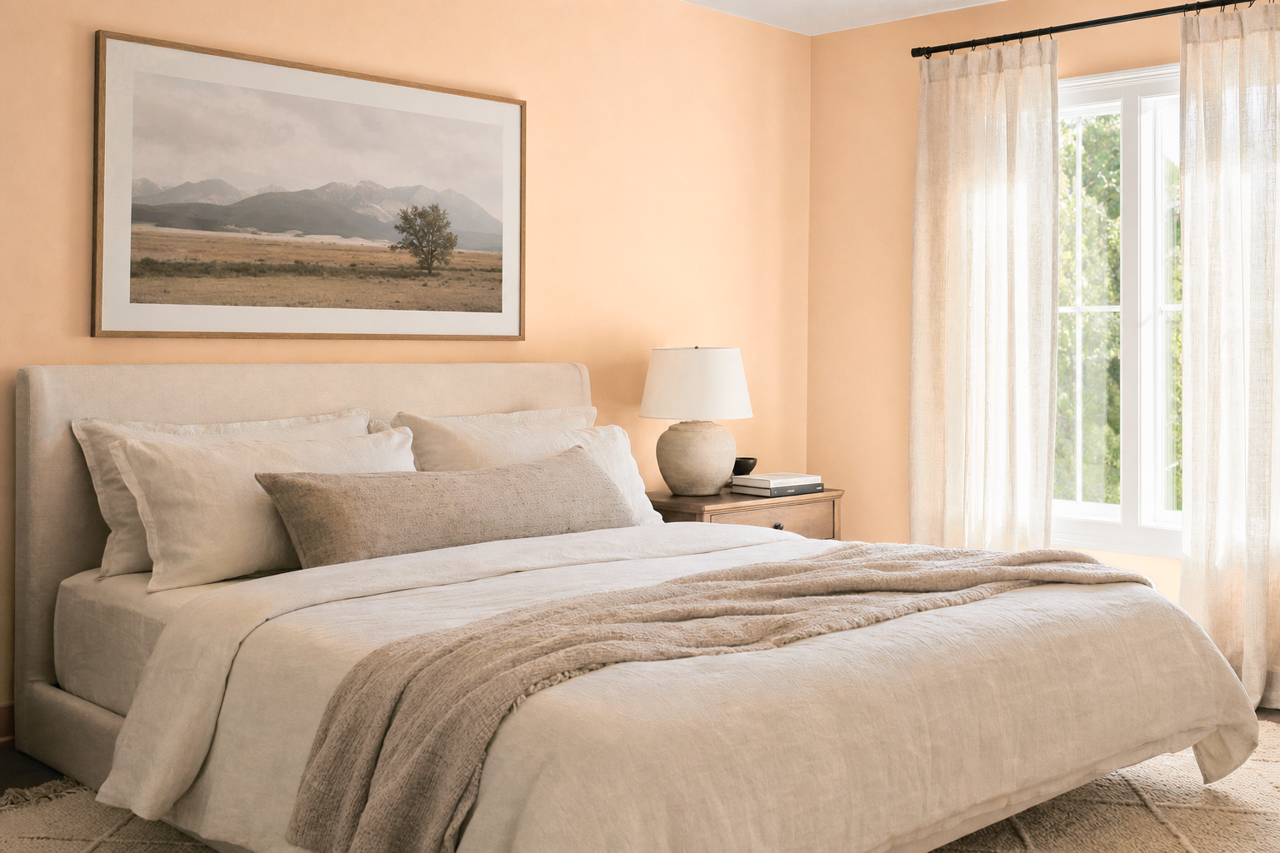 Mesa Sand by Valspar on interiors
