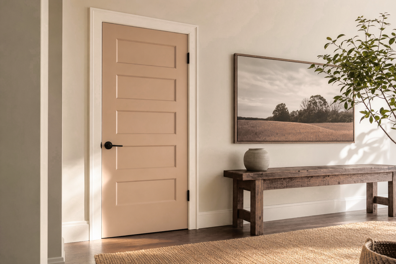 Morning Coffee by Valspar on interior-doors