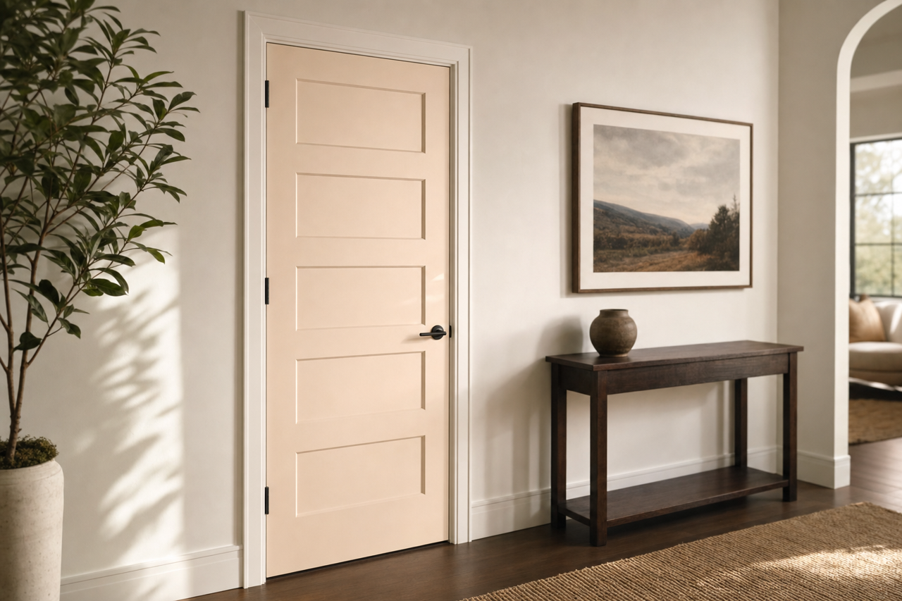 Bungalow White by Valspar on interior-doors