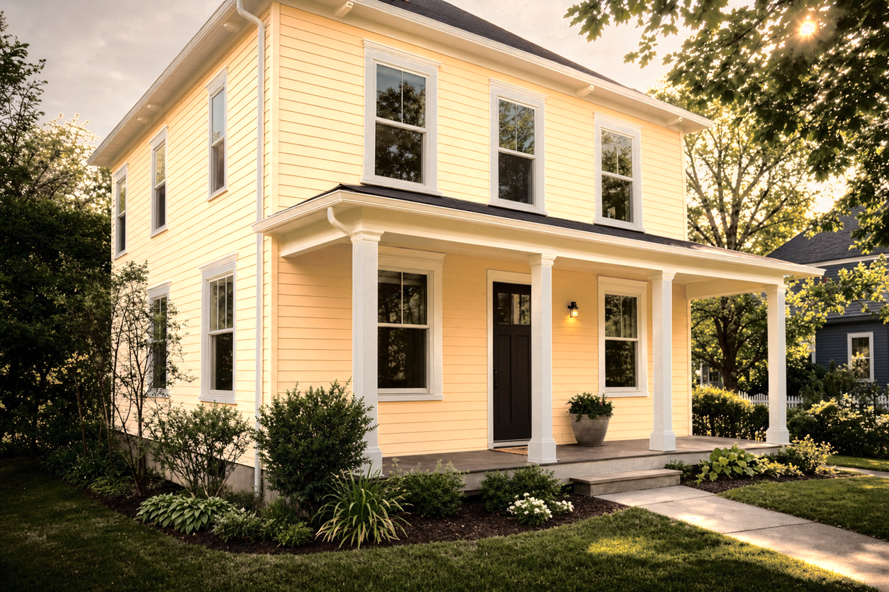 Sand Swept by Valspar on exterior