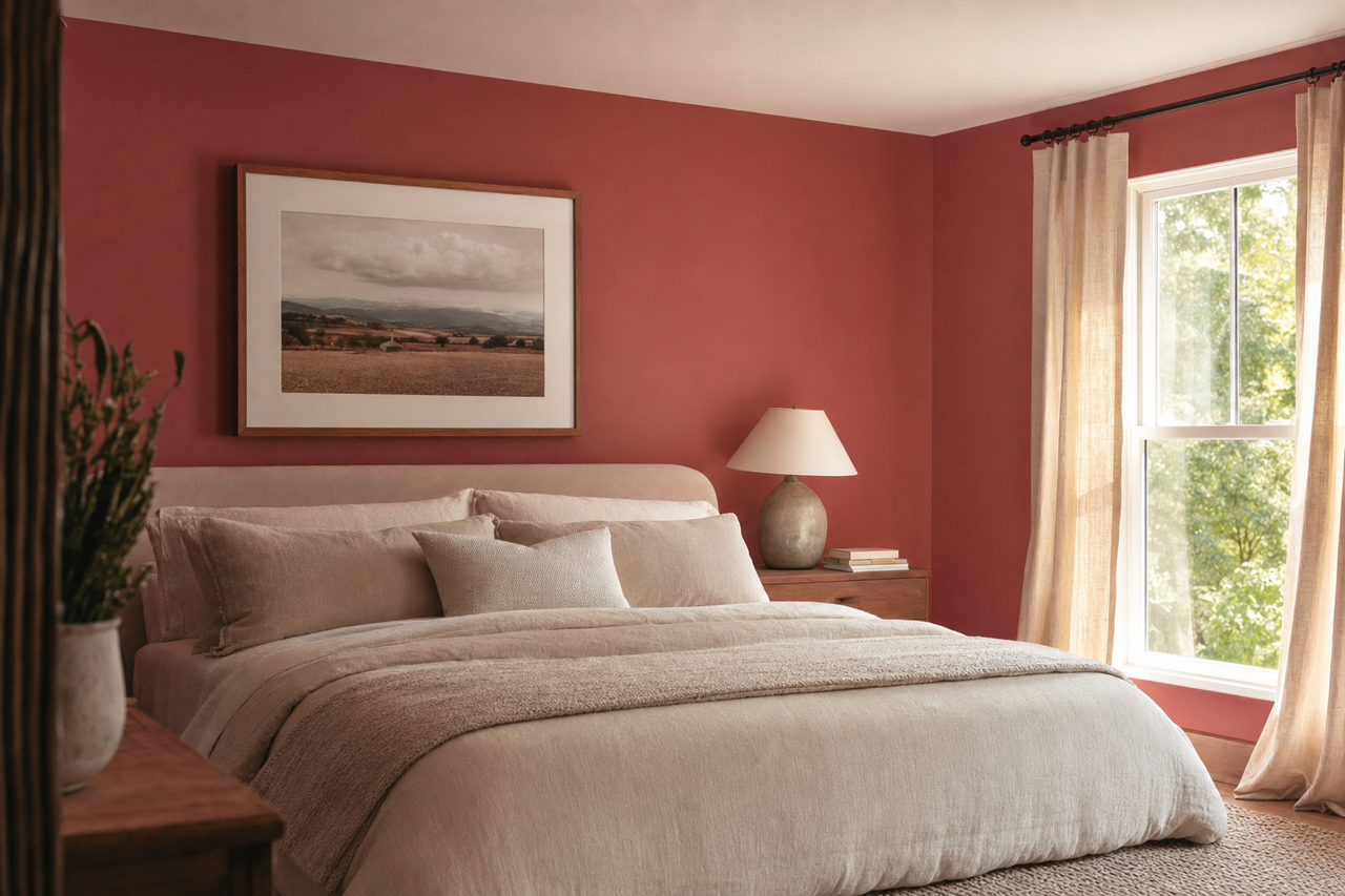 Bricktone by Benjamin Moore on interiors