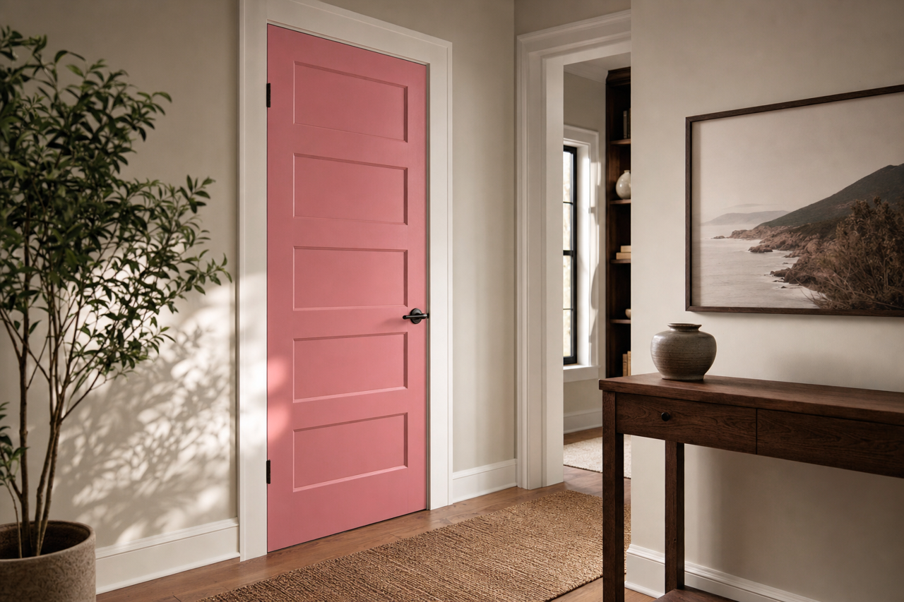 Genuine by Benjamin Moore on interior-doors