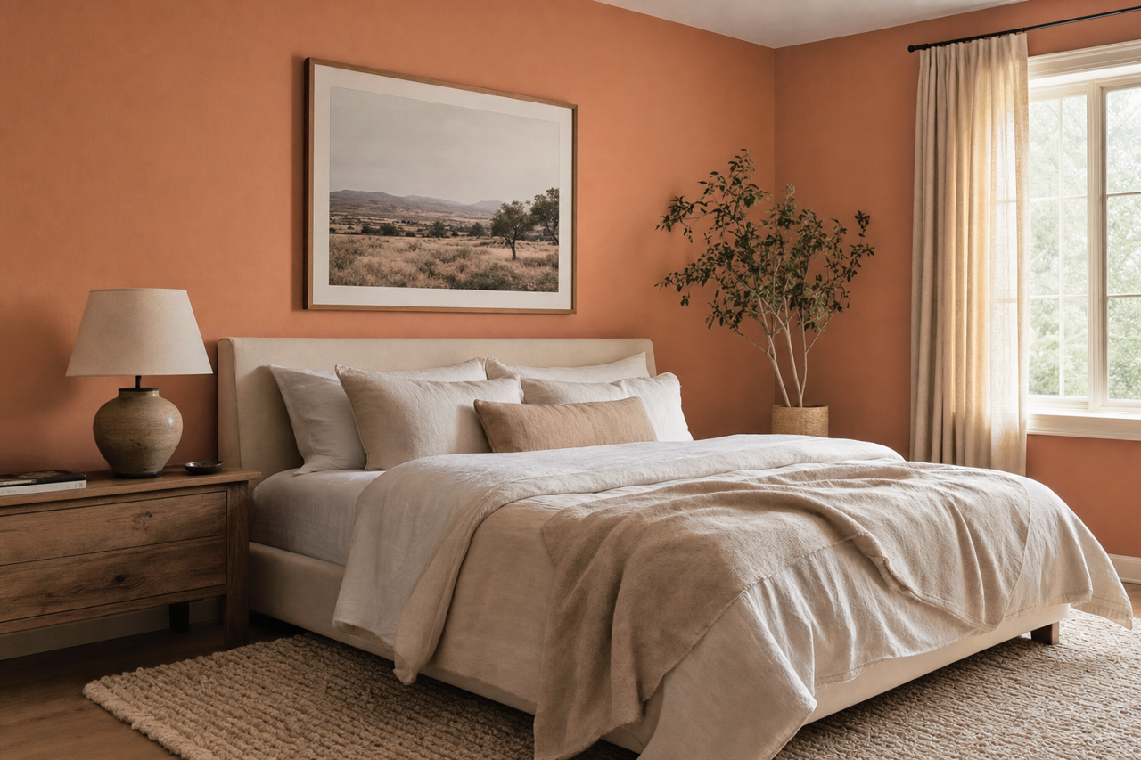 Mesabi Copper by Valspar on interiors