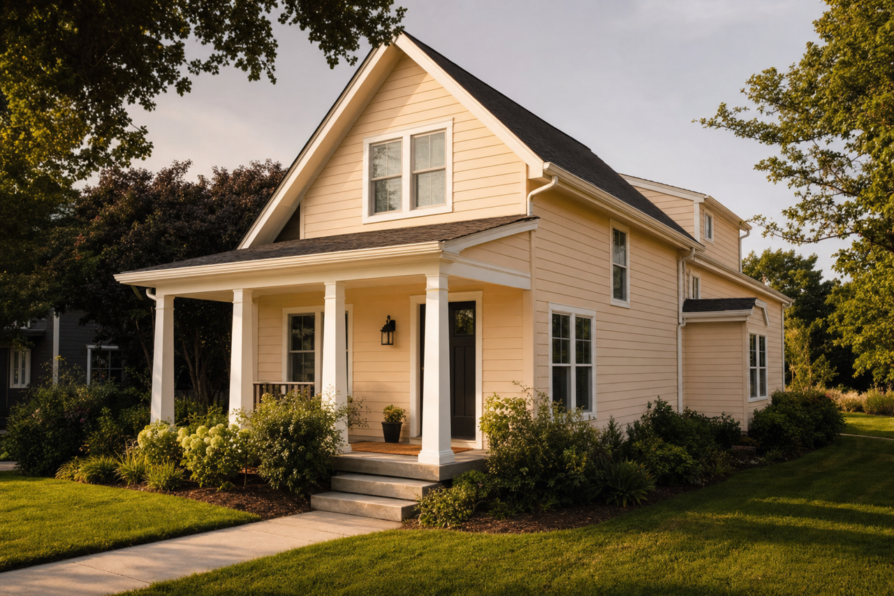 Subtle Suede by Valspar on exterior