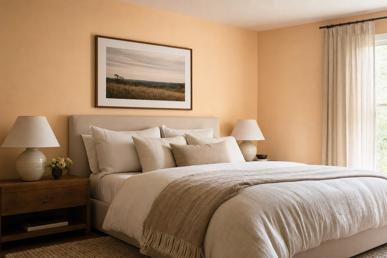 Subtle Suede by Valspar on interiors