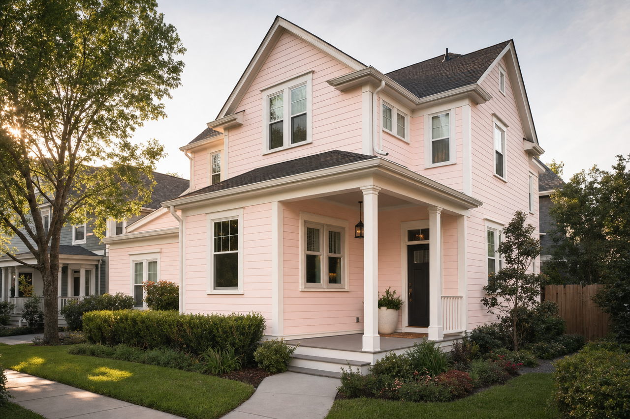 Wispy by Benjamin Moore on exterior