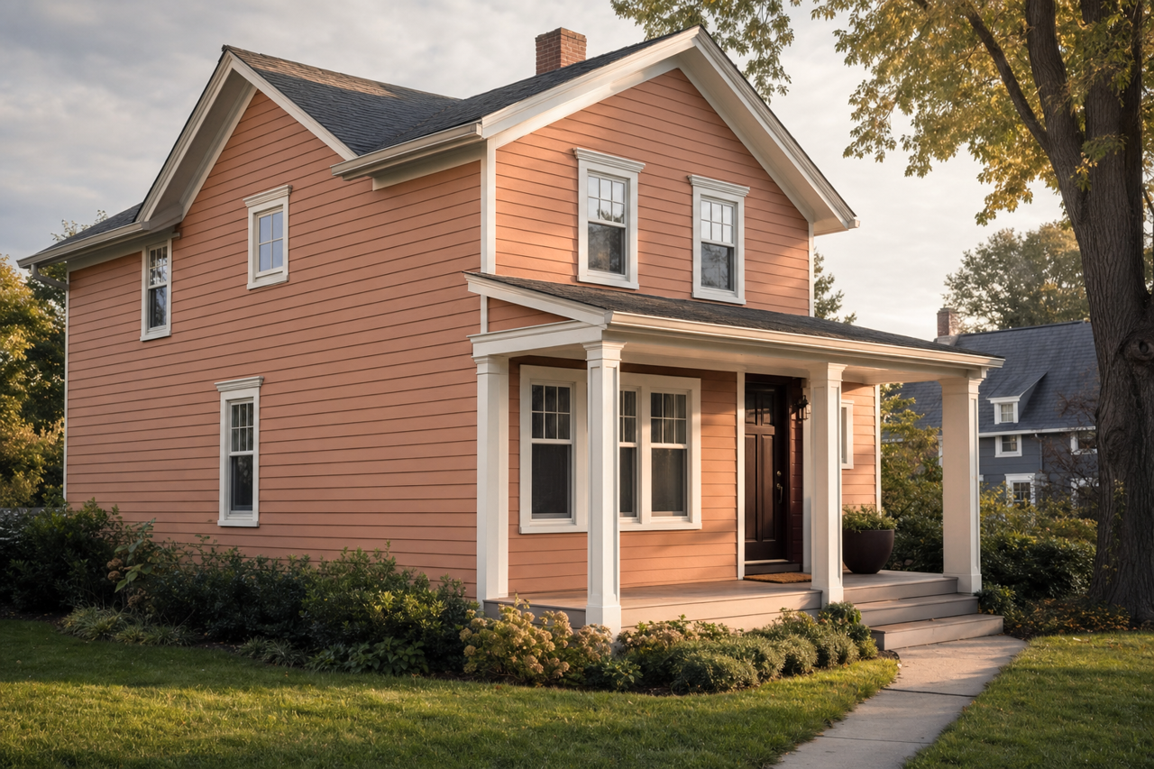 Terra Cotta Trail by Valspar on exterior