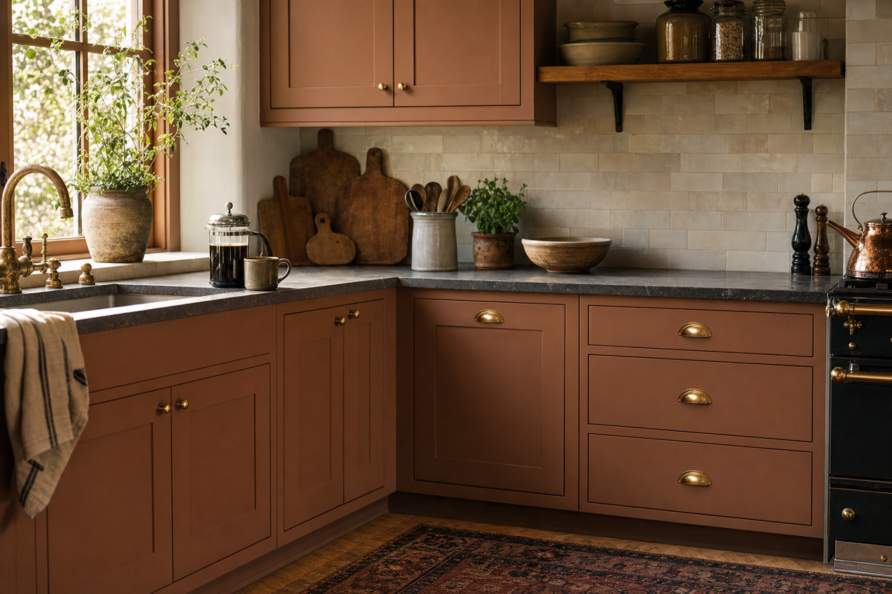 Boston Legacy by Valspar on cabinets
