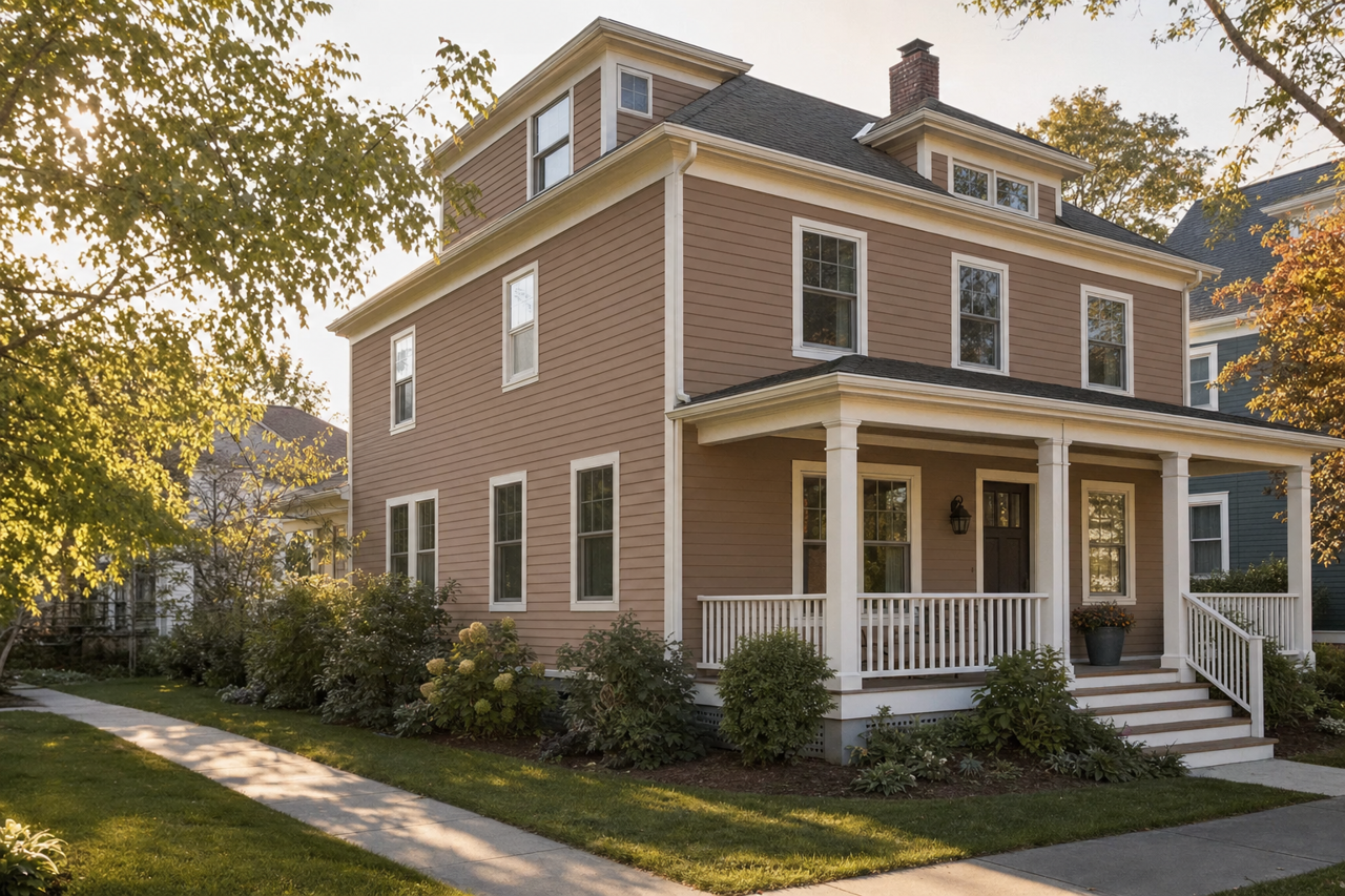 Zanzibar Spice by Valspar on exterior
