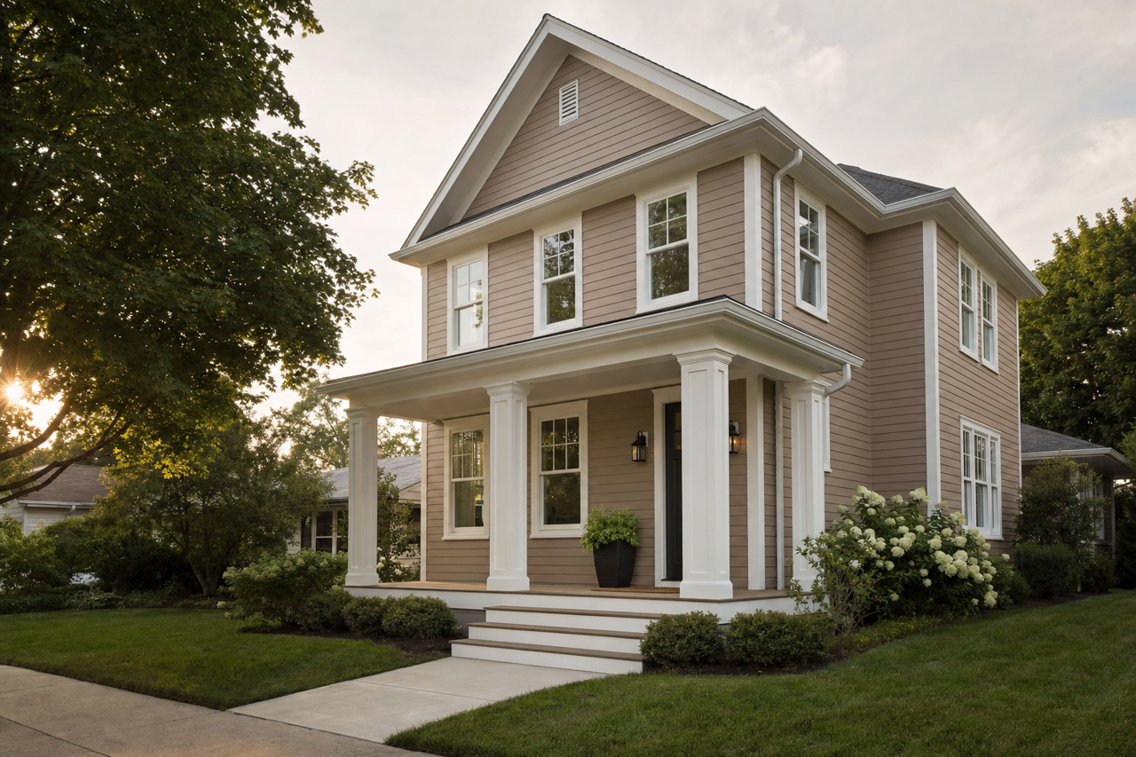 Delta Sandbar by Valspar on exterior