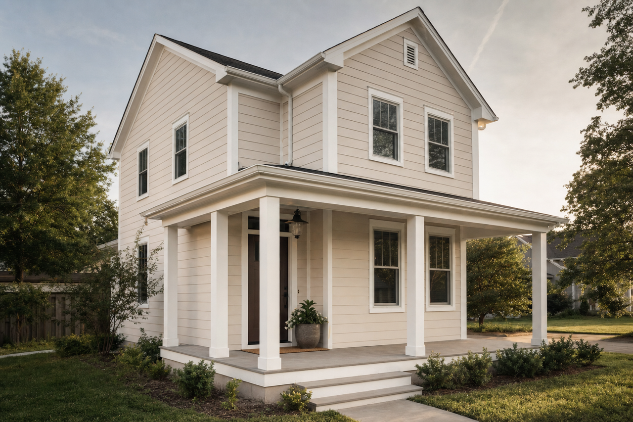 Vanilla Steam by Valspar on exterior