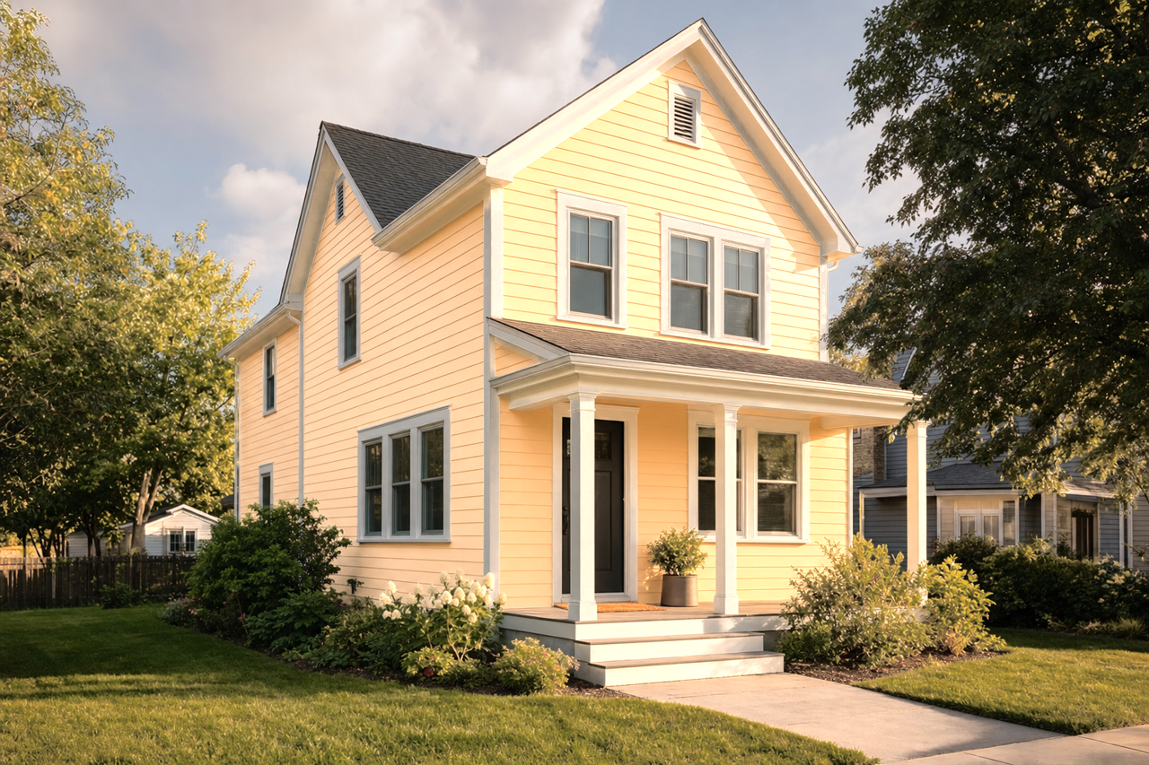 Iced Tea by Valspar on exterior