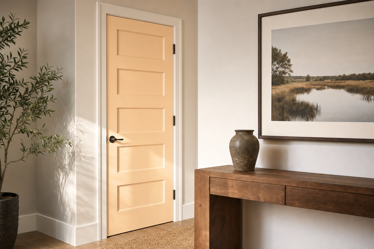 Sisal by Valspar on interior-doors