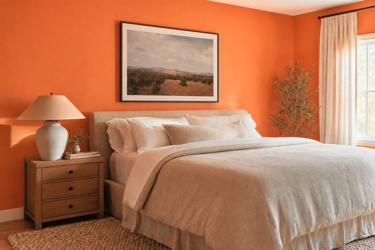 Roasted Squash by Valspar on interiors