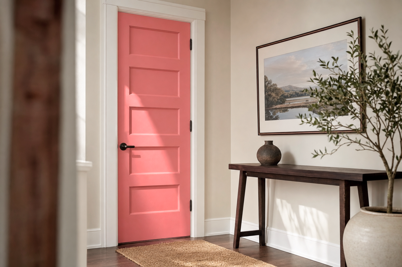 Glamour by Benjamin Moore on interior-doors