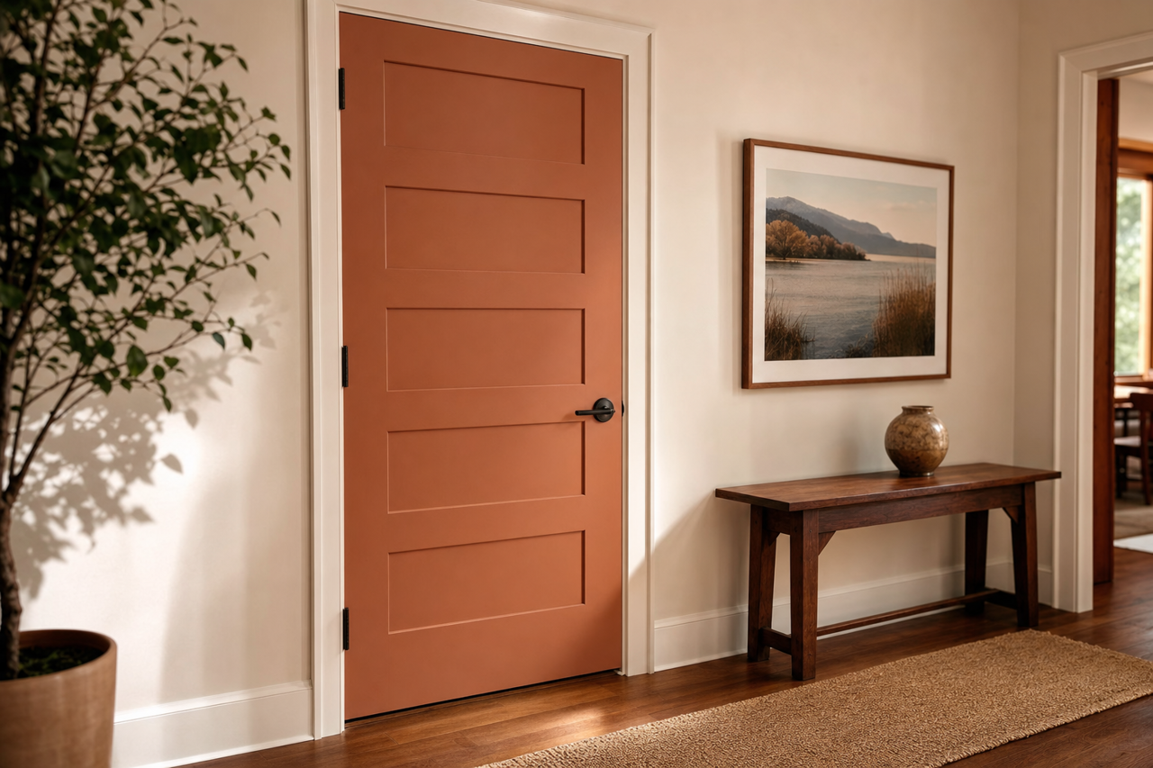 Woodland by Valspar on interior-doors