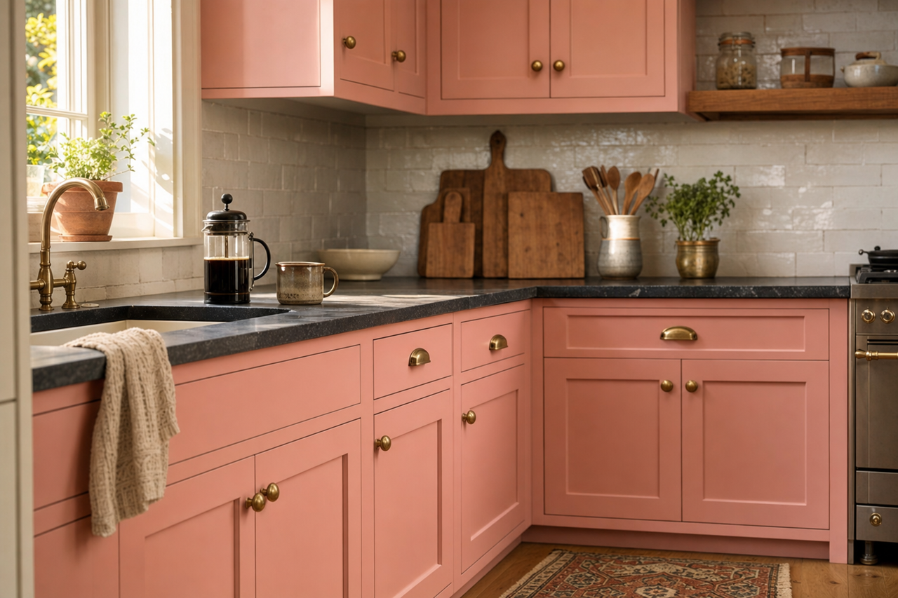 Authentic by Benjamin Moore on cabinets